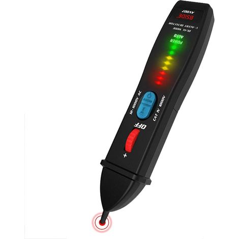 AVD07 ABS testeur électrique bimode intelligent mesure sans contact de la tension alternative induite par point d'arrêt éclairage LED blanc (1/5)
