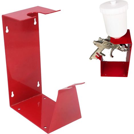 Soporte para pistola de pintura en aerosol, soporte para pistola de pulverización de alimentación por gravedad, soporte para pistola de pulverización (1/5)