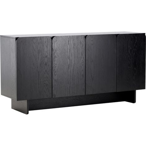 Buffet Design 4 Portes "Tyreso" 160cm Noir