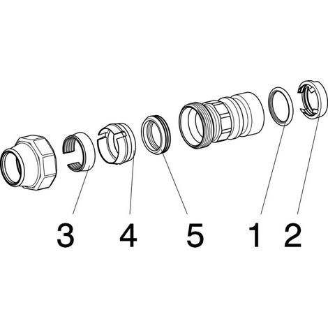 VIEGA 767808 raccord de transition avec SC Geopress (1/4)
