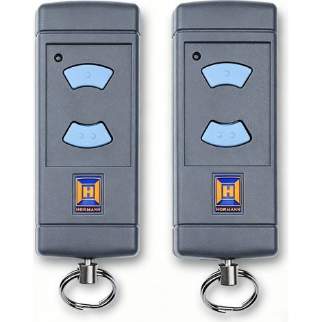 Lot de 2 Télécommande Hörmann HSE2-868 pour porte de garage – 2 canaux – Fréquence 868,3 MHz – Émetteur portatif