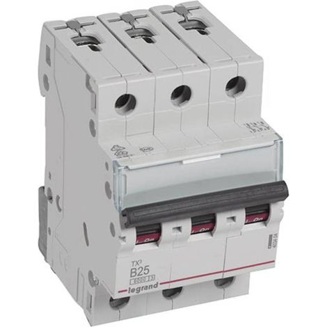 Interruttore automatico 3P B 25A 6kA AC S303 TX3 403404 (1/2)