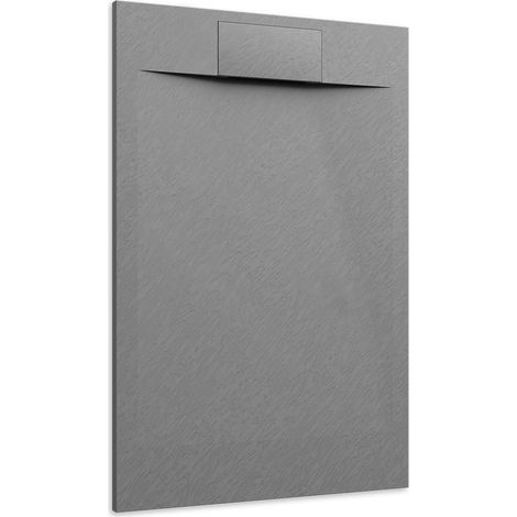 Piatto Doccia in SMC 70x120 Effetto Pietra Colore Grigio Riducibile e Antiscivolo Mod. Cosmos (1/3)