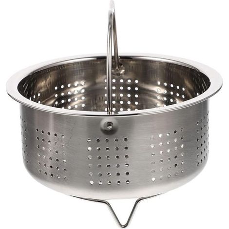 Vaporeras de acero inoxidable, vaporeras para ollas a presión, cestas para cocinar al vapor, vaporeras de mano, vaporeras para huevos (1/5)