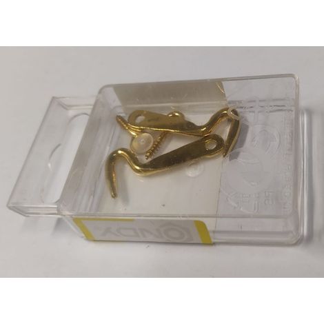 2 PEZZI - GANCIO DI CHIUSURA PER MOBILI