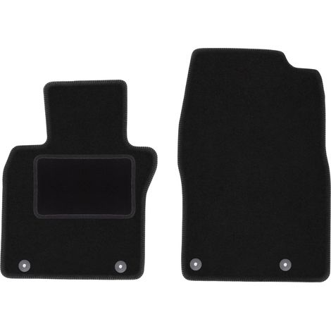 Tapis de sol avant noirs pour Mazda CX30 / CX-30 crossover (2019-) (1/5)