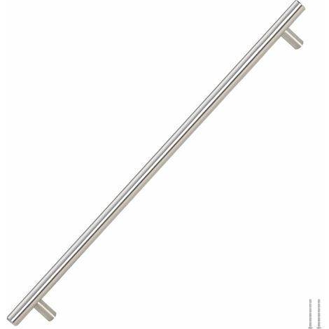 Tiradores para armarios 5 uds acero inoxidable plateado 480 mm vidaXL (1/4)