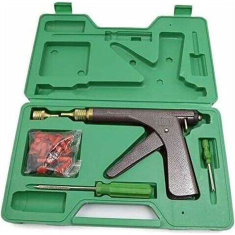 – Pistolet de réparation de pneu à ressort sans chambre à air – Conduit pression d'air directement – Compatible remorques et cinquièmes roues (1/5)