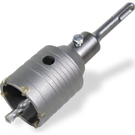 55mm Brick Hole Saw, Concrete Hole Saw, 8x110mm Drill Bit with SDS Plus Adapter for Masonry and Concrete (1/5)