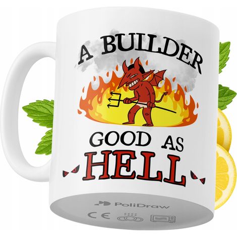 Lustige Kaffeetasse mit witzigem Textdesign für Bauarbeiter – ideal für Geburtstage, Namenstage und Feiertage. Hochwertige Tasse für besondere Anlässe im Büro oder Homeoffice. Farbe: Weiß, 330 ml.