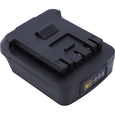 Adaptateur secteur 18 V pour batterie au lithium avec connecteur de montage pour outil électrique sans fil et carte électronique intégrée. (1/5)