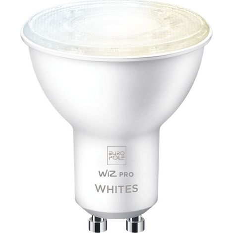 Lampe LED GU10 WiZ Pro TW 2700K-6500K 4,7W 345lm 230VAC - EUROPOLE - 409307