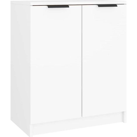 Maison Exclusive - Zapatero de madera contrachapada blanco 59x35x (1/5)