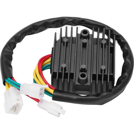 Régulateur de tension moto Acier Redresseur Volt Pièce de rechange pour VT1100 Shadow Ace Aero Spirit Sabre (1/5)