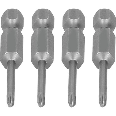 Tournevis électrique embouts cruciformes 2,5mm, embouts de précision trempés avec extrémité magnétique S1/4, lot de 10, coffret plastique inclus. (1/5)