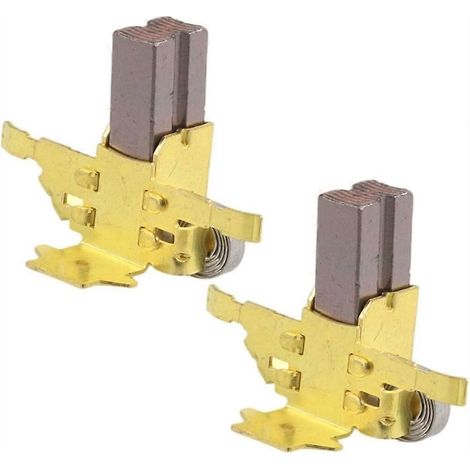 Jeu de 2 balais de charbon pour outils électroportatifs de type 1 DC411, DCG412, DCS320 et DCS391 (1 jeu/2 pièces), lot de 2 (1/5)
