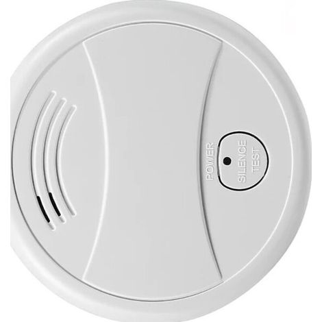 Detector de humo fotoeléctrico WiFi inteligente Spring, blanco (1/3)