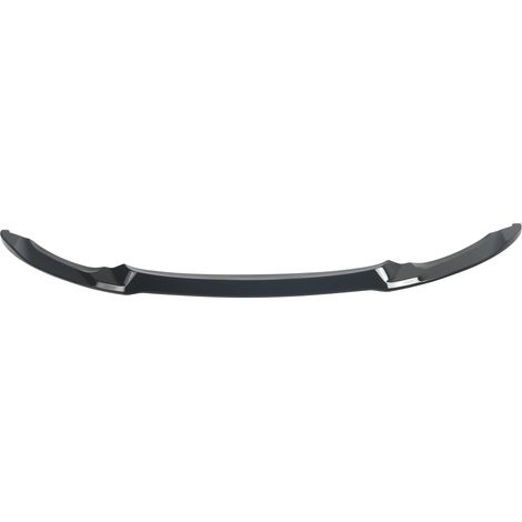 Splitter paraurti anteriore, miglioramento aerodinamico, materiale resistente, CS nero (1/2)