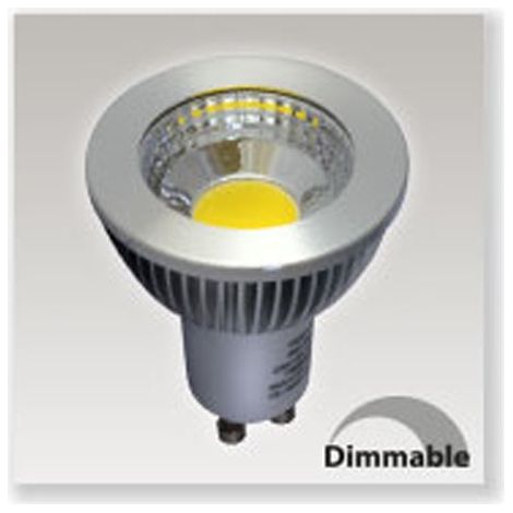 Ampoule LED GU10 5W dimmable 3000K 75° – 345 lumens – Blanc chaud – Durée de vie 30.000H – Protection IP20 – Miidex Lighting (1/5)