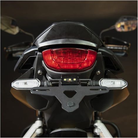 Moto CB650R CBR650R Support de Plaque d'immatriculation Support Tail Tidy Fender Eliminator Kit avec lumière LED pour CB 650 R CB 650R CBR 650 R CBR 650R Accessoires 2019 2020 19-20 (1/5)