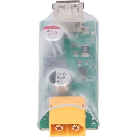 Convertisseur de charge XT60 vers USB, module de conversion de chargeur de batterie lithium 3S vers 6S avec adaptateur (1/5)
