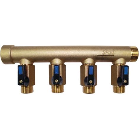 Watts Colector macho-hembra 3/4" para fontanería y calefacción