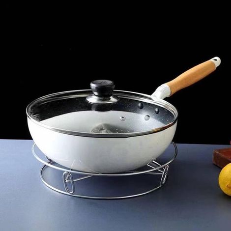 Soportes para ollas，Rejillas para ollas，Rejilla para parrilla de acero inoxidable，Salvamanteles de acero inoxidable，Rejilla para enfriar platos (1/4)