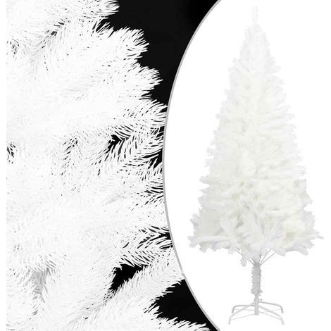 vidaXL Artificial Christmas Tree Lifelike Needles White 120 cm (1/5)