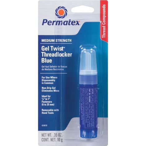 Threadlocker Permatex gel twist medium strength resistente vibraciones protección corrosión