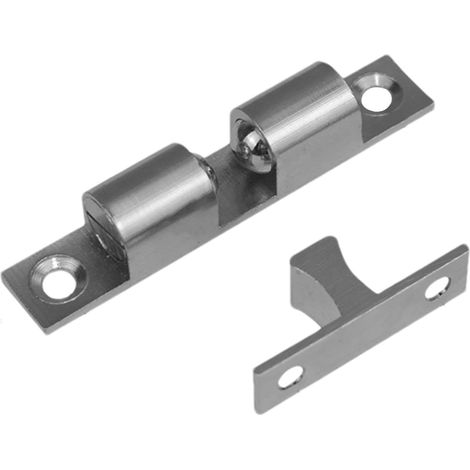 Loqueteau à billes pour portes d'armoires, fermetures à billes pour portes - Loquet de serrage réglable - Fermetures de porte d'armoire pour salle de bain et chambre à coucher (1/5)
