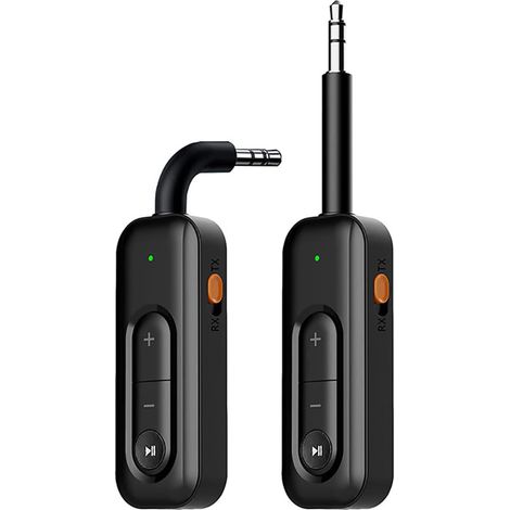 Auto-Zusatz-Bluetooth-Adapter, Zwei-in-Eins-Bluetooth-5.2-Empfänger, Freisprecheinrichtung für Kopfhörer, Heim-Stereo-Musiksystem (1/5)