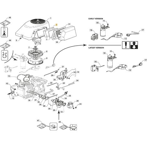 Motorbehälter für Rasentraktormodelle ST400 ORIGINAL STIGA 118551273/0