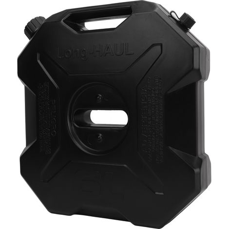 Réservoir de carburant 6L 1,6 gallons noir grande capacité bidon essence pour voiture moto UTV ATV véhicule tout-terrain sans support (1/5)