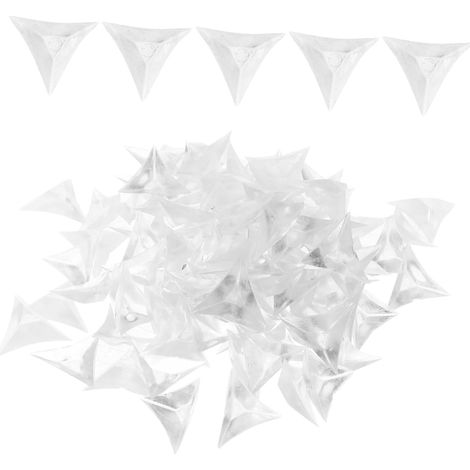 300 protège-coins pour meubles, PVC, transparent, pour cadres (1/5)