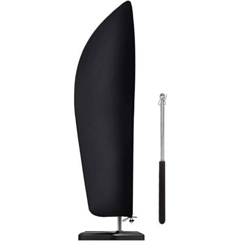 Housse de Protection pour Parasol Déporté Couverture pour Parasol de Jardin en 210D Oxford Imperméable, Anti-Poussière,Anti-UV 265 50 70 40CM