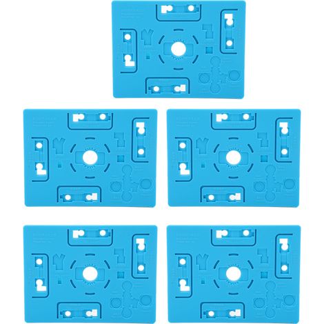 5 tapis de réparation multifonctions en silicone résistant à la chaleur pour alignement de pièces électroniques lors du soudage (1/5)