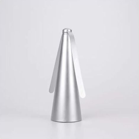 Ventilateur Anti-Mouche, Répulsif à Pales Extérieur & Intérieur pour Eloigner Les Mouches de la Table, Répellante Moustique Fan(argent) (1/2)