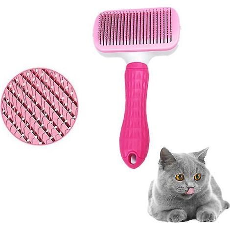 Brosse à lécher autonettoyante avec velcro pour animaux de compagnie, démêlante et facile à utiliser pour chats et chiens.-AquaForge (1/4)