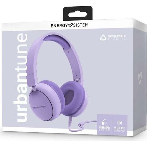 Cuffie - ENERGY SISTEM - UrbanTune - Plastica 100% riciclata - Cavo rimovibile - Microfono integrato (1/4)
