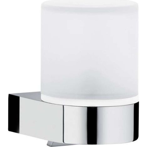 Keuco Edition 300 - Distributeur de savon avec support, verre dépoli / chrome 30052019000 (1/5)