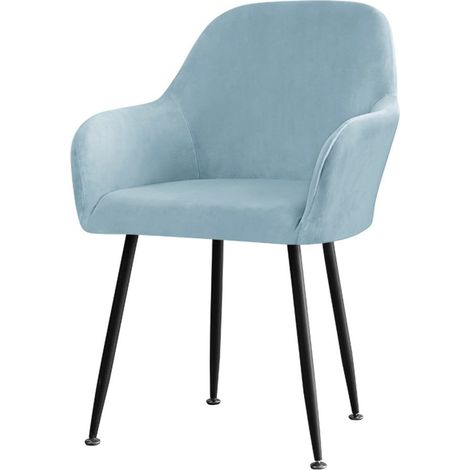 Housse De Chaise - Velours Extensible - Pour Chaise À Dossier Haut - Usage Maison Hôtel Restaurant - 1 Pièce (1/5)