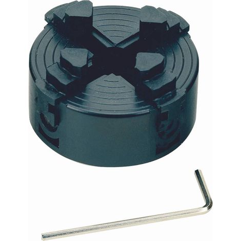 Proxxon – Mandrin 4 mors pour tour à bois DB 250 – Mors réglables pour pièces asymétriques – Capacité de serrage 1,5 à 67 mm