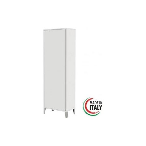 Colonna Bagno Armadio Portascope Mobiletto 1 Anta Feridras - Colore: Bianco (1/3)
