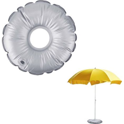 50 cm, Gewicht für Wassersackfuß, Sonnenschirmfuß, Gewicht für Sonnenschirmfuß, Gartenschirmfuß, Gewicht für Gartenschirm, voll gefüllt ca. 9,5 kg, geeignet für Gartenschirme (1/5)