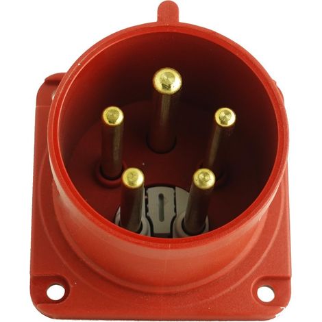 Convertisseur de phase à fiche droite 5P 32A 400V IP44 pour tableau électrique (1/5)