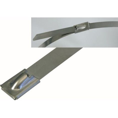 Multipack Haupa KABELBINDER SS 316 M.KUGELVER. (262940/520    STAHL-) - 100 Stück