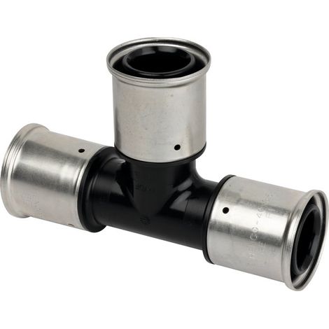 Té égal multicouche à sertir Henco - Diamètre 32 mm