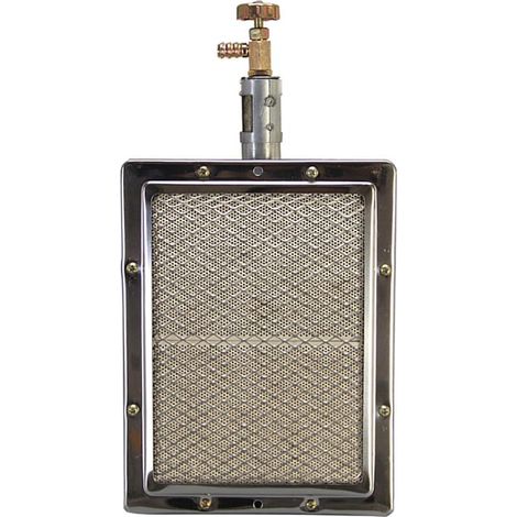 Brûleur en céramique pour barbecue - 22 x 17 cm - Chauffage infrarouge - Pièce de rechange (1/5)