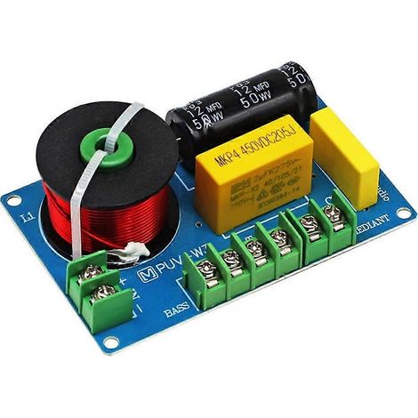 Circuit imprimé de filtre Hi-Fi pour haut-parleurs de bibliothèque, compatible avec les enceintes 3,5 pouces, pour home cinéma et musique de danse. (1/5)