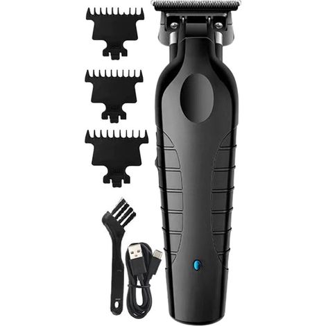 Trinmer pour hommes, tondeuse à cheveux électrique,Troier professionnel rechargeable - Kit de toilettage masculin puissant calme, rasoir électrique barbe, corps, visage (1/5)